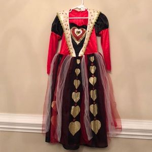 Girls Queen of Hearts Halloween costume